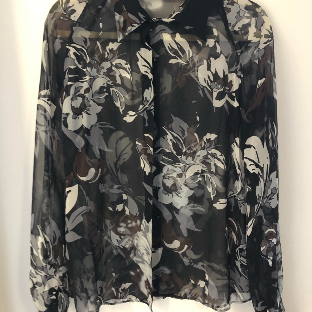 Anne Fontaine sheer blouse